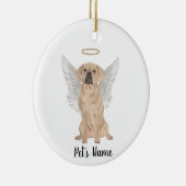 Puggle Sympathie Herdenking Keramisch Ornament (Rechts)