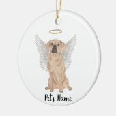 Puggle Sympathie Herdenking Keramisch Ornament (Links)