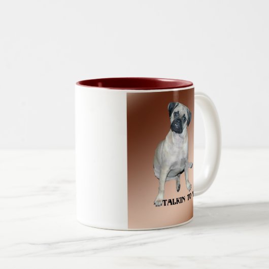 Puggle Talkin tegen me Mok (Voorkant rechts)