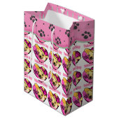 Puggle Valentijnsdag Medium Cadeauzakje (Voorkant Gekanteld)