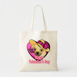 Puggle Valentijnsdag Tote Bag