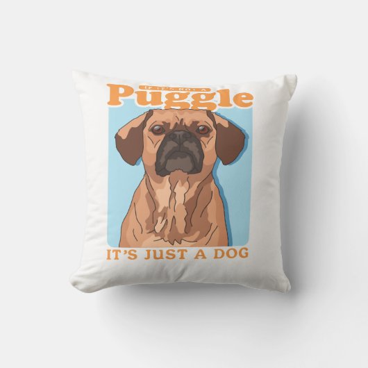 Puggles Hondeneigenaar Het Is Een Puggle Kopie Kussen (Voorkant)