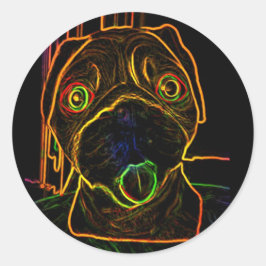 Puggo Ronde Sticker