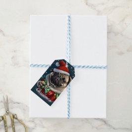 Puggy Claus Collectie Cadeaulabel