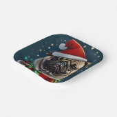 Puggy Claus Collectie Papieren Bordje (Gebogen)