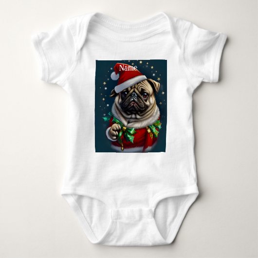 Puggy Claus Collectie Romper (Voorkant)