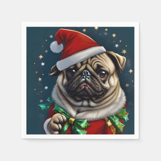 Puggy Claus Collectie Servet (Voorkant)