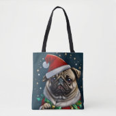 Puggy Claus Collectie Tote Bag (Voorkant)