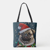 Puggy Claus Collectie Tote Bag (Achterkant)