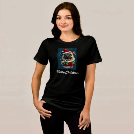 Puggy Claus Collectie Tri-Blend Shirt
