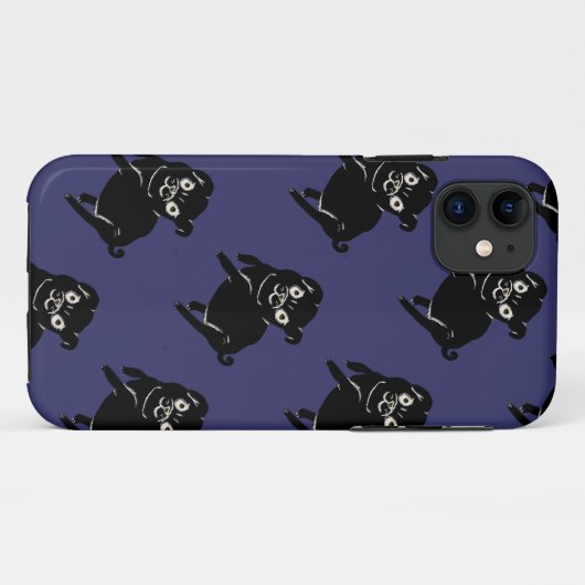 Puggy Doodle Case-Mate iPhone Case (Achterkant (horizontaal))