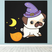 Puggy Heks Canvas Print (Insitu (Houten vloer))