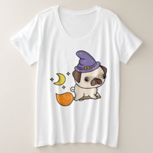 Puggy Heks Trui voor Plusmaten Grote Maat T-shirt