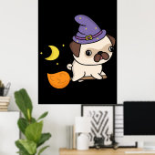 Puggy Heksenposter Poster (Thuiskantoor)