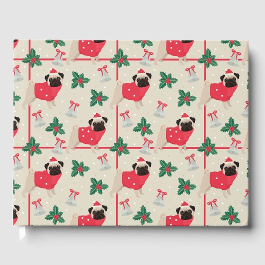 Puggy Kerst Gastboek Gastenboek (Voorkant)