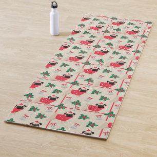 Puggy Kerst Yoga Mat