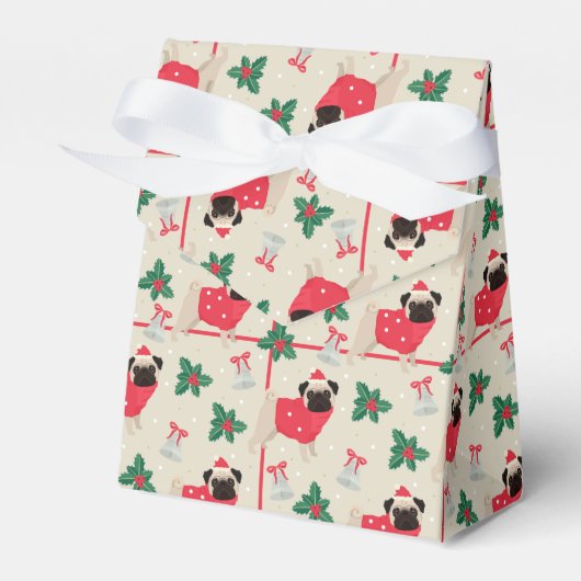 Puggy-kerstbox Bedankdoosjes (Voorkant Zijde)