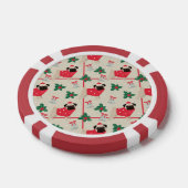 Puggy Kerstmis Poker Chips (Enkel)