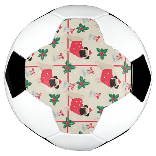 Puggy kerstVoetbal Voetbal (Gedraaid)