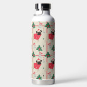 Puggy kerstwaterflesje waterfles (Rechts)