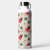 Puggy kerstwaterflesje waterfles (Voorkant)