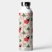 Puggy kerstwaterflesje waterfles (Links)