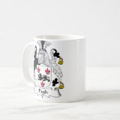 Pugh Family Crest Koffiemok (Voorkant links)