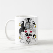 Pugh Family Crest Koffiemok (Links)