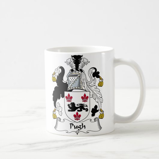 Pugh Family Crest Koffiemok (Rechts)