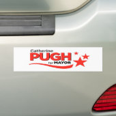 Pugh voor burgemeester Bumpersticker (Op auto)