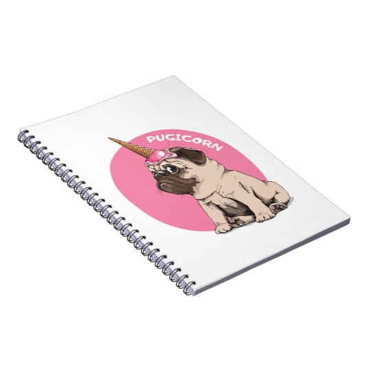 Pugicorn Notitieboek (Rechterzijde)
