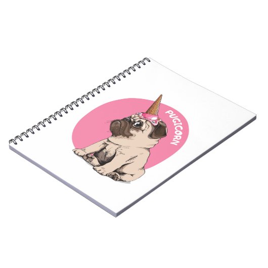 Pugicorn Notitieboek (Linkerzijde)