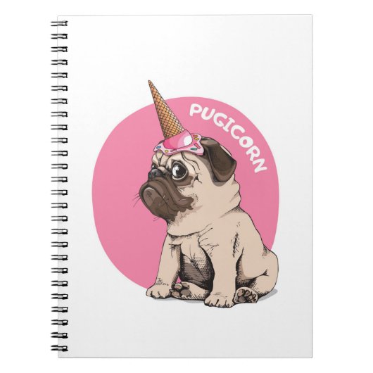 Pugicorn Notitieboek (Voorkant)
