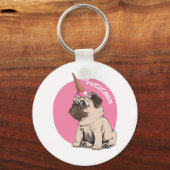 Pugicorn Sleutelhanger (Voorkant)