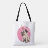 Pugicorn Tote Bag (Achterkant)