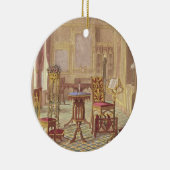 Pugins Gothische Meubelen van Augustus Charles Pug Keramisch Ornament (Rechts)