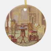 Pugins Gothische Meubelen van Augustus Charles Pug Keramisch Ornament (Voorkant)