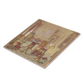 Pugins Gothische Meubelen van Augustus Charles Pug Tegeltje (Zijkant)