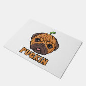 Pugkin - Halloween Pug Pumpkin Deurmat (Schuin)