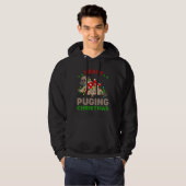 Pugle kerstboom Lampjes Kerstmis cadeautjes jongen Hoodie (Voorkant volledig)
