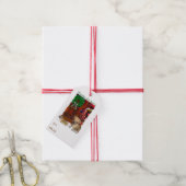 Pugle Kerstmis Cadeaulabel (Met Touw)