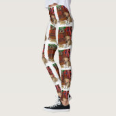 Pugle Kerstmis Leggings (Links)