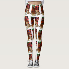 Pugle Kerstmis Leggings