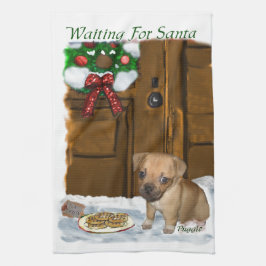 Pugle Kerstmis Theedoek