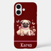 puglet Case-Mate iPhone case (Achterkant)
