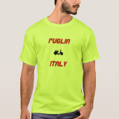 Puglia, Italiaanse scooter T-shirt (Voorkant)