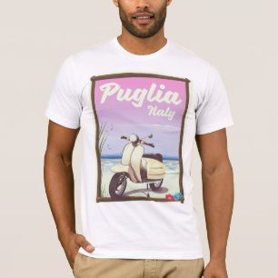 Puglia Italië Reisposter. T-shirt
