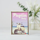 Puglia Italy Travel poster. Briefkaart (Staand voorkant)