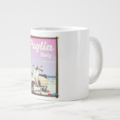 Puglia Italy Travel poster. Grote Koffiekop (Voorkant rechts)