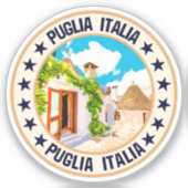 Puglia Sticker (Voorkant)